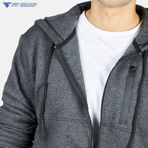 ชุดวอร์มผู้ชายฤดูหนาวที่กําหนดเองฉลากส่วนตัว Jogger ชุดวอร์มผู้ชายขนแกะพร้อมฮู้ด - Product Image 5