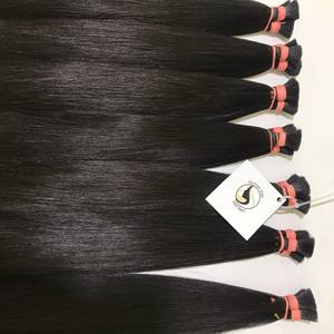 Fournisseurs de cheveux en gros, mèches vierges en vrac, Extension de cheveux 100% humains, sans emmêlement, cheveux indiens bruts, non traités - Product Image 5