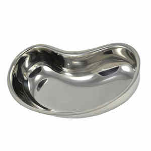Bandeja de riñón de forma curva Instrumentos quirúrgicos Bandejas médicas de acero inoxidable para uso hospitalario Fuente de alimentación manual - Product Image 3