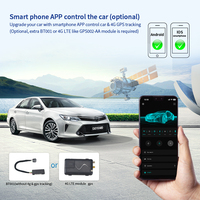 EASYGUARD-Smartphone APP IOS Android 2G 4G, système d'alarme de voiture avec démarrage à distance, EC002-HY2-NFC-GPS d'entrée sans clé, PKE