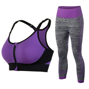 Nuevo estilo de ropa de Yoga para mujer, pantalones cortos de gimnasio, ropa de Fitness, Sujetador deportivo de entrenamiento, pantalones de talla grande, mallas de cintura alta, conjunto de Yoga para mujer - Product Image 4