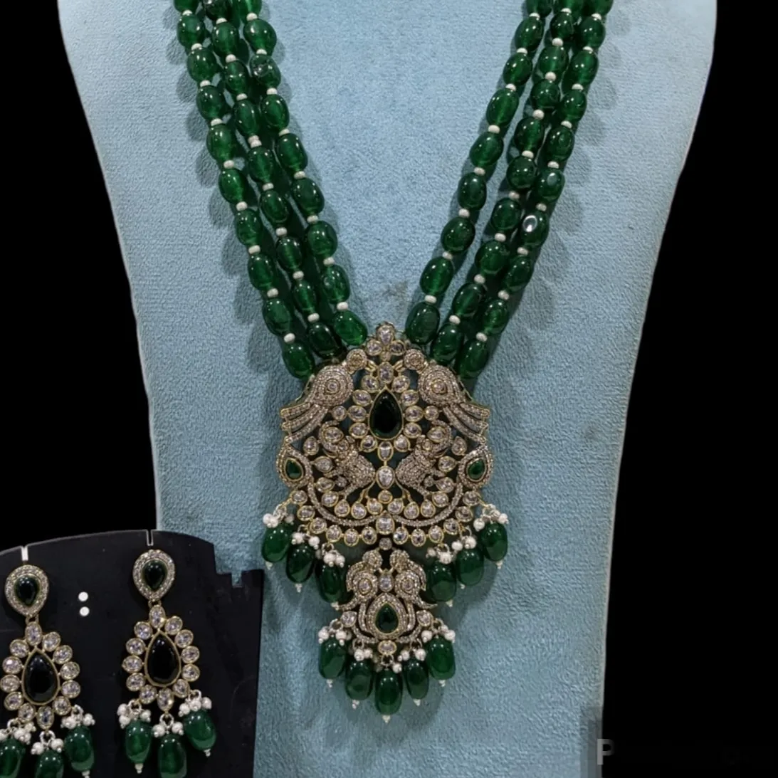 Conjunto de joyas chapadas en oro y cristal de circonita, conjunto de collar, joyería, venta al por mayor