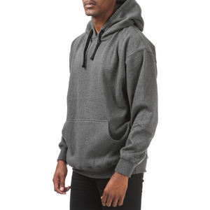 Surdimensionné hommes poids lourd boîte pull à capuche en gros poids lourd Bella + toile 3719 unisexe éponge polaire pull à capuche - Product Image 2