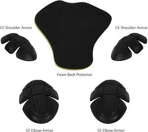 Camisa de Motocicleta de Cuero Reforzada, Cortavientos, para Invierno, para Conducir en Calle y Carretera, Manga Larga, Transpirable - Product Image 3