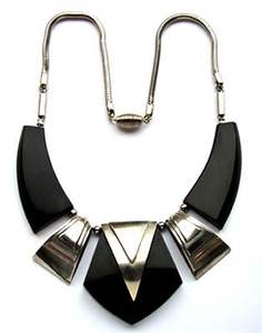 VITRINA Nueva llegada Buffalo Ox Cuerno Collar Pulido Animal Estilo Hueso Joyería Diseño Natural Cuentas Mujeres Niñas Boda - Product Image 4