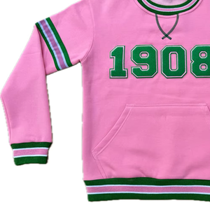 Sudadera Unisex Ecológica de Chenilla Verde, Transpirable, con Puños Acanalados Dorados, Bolsillo Tipo Canguro, Antiencogimiento, Bordado Frontal Sólido - Product Image 6