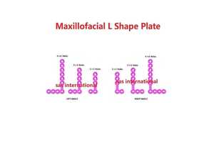 High Quality Maxillofacial L-Shape Plate <b>Mandible</b> Pack of 5 PCS CE Approved - Product Image 5