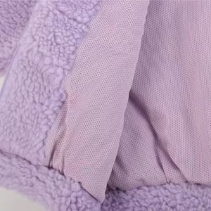 Invierno cálido al aire libre Color sólido Popular polar Sherpa chaqueta cremallera completa polar mujeres Stand Collar venta al por mayor chaqueta de lujo para mujer - Product Image 6