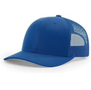 Casquette de camionneur 5 panneaux de qualité supérieure en gros, broderie et impression de logo personnalisés, style sportif professionnel avec casquettes de camionneur en maille unie - Product Image 6
