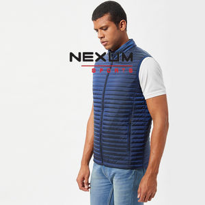 Chalecos acolchados de burbuja cómodos transpirables con logotipo personalizado de alta calidad para hombre, chaleco acolchado sin mangas de invierno, chaqueta personalizada - Product Image 4