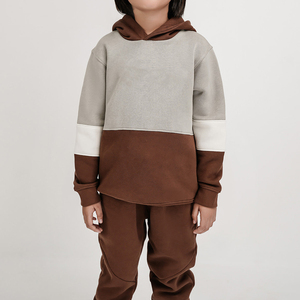Cómodo chándal informal para niños de talla grande, sostenible y transpirable, fácil de usar y lavar, precio competitivo, ropa de calle - Product Image 4