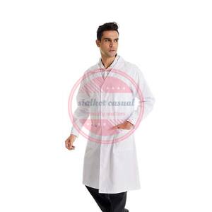 เสื้อโค้ทแลปแขนยาวสำหรับใช้ในโรงพยาบาลเสื้อโค้ทสำหรับแพทย์ทางการแพทย์ - Product Image 3