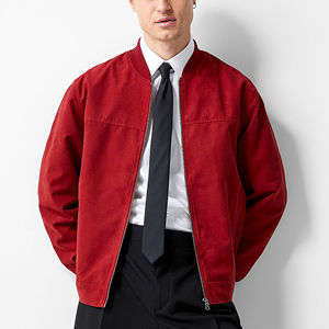 Nueva llegada de los hombres de alta calidad de cuero genuino soporte cremallera impermeable transpirable bicicleta moda chaqueta High Street estilo hecho - Product Image 6