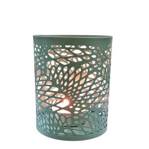 Set Of 2 Silver Metal Candle <b>Lantern</b> Votive Holders Decorative Tea <b>Light</b> Candle Holders Elegant Modern Home Decor For <b>Indoor</b> Use - Product Image 3