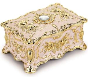 Boîte à bijoux en métal de luxe décorative tendance pour garder les bijoux modernes dans un design unique et élégant - Product Image 4