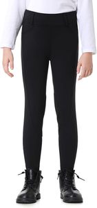 กางเกงขี่ม้าสำหรับเด็กกางเกงขี่ม้ามีกระเป๋าผ้าฟลีซซับในฤดูหนาว - Product Image 5