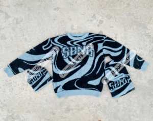 เสื้อสวมหัวมีฮู้ดแบบรูดซิปมีซิปผ้าขนแกะปักตามสั่งสำหรับผู้ชายเสื้อถักเป็นมิตรกับสิ่งแวดล้อมแบบทันสมัย - Product Image 6