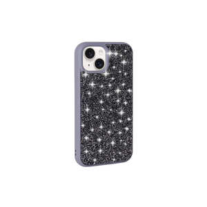 Coque arrière de luxe Netzy avec strass et diamants, antichoc et anti-rayures, pour iPhone 15 - Product Image 1