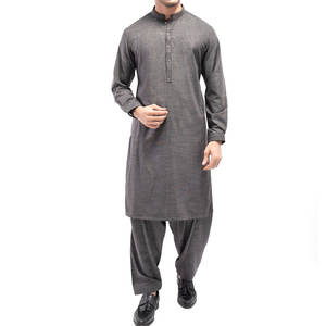 Eid Kurta Salwar Kameez moderno para hombre último diseño Shalwar Kameez con patrón Mehndi ropa india y paquistaní - Product Image 1
