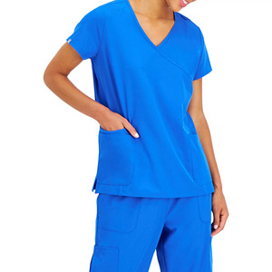 Medical Suits Summer, Hospital Scrubs Polyester Spandex Hospital Medical Nursing <b>Doctor</b> Scrubs <b>Sets</b> Nurse Scrub <b>Sets</b> - Product Image 2