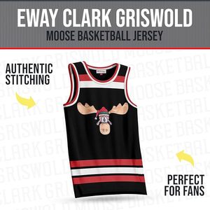 Griswold Moose Clark # Maillot de basket-ball 00, lettres et chiffres cousus, vêtements de supporter, polyester respirant - Product Image 3