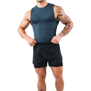 เสื้อกล้ามออกกำลังกายทรงสลิมฟิต ยืดหยุ่นได้ ระบายอากาศดี ผลิตจากผ้าอีลาสเทน เหมาะสำหรับวิ่ง โยคะ และกีฬาอื่นๆ ลดราคาช่วงซัมเมอร์ ขายส่ง - Product Image 4