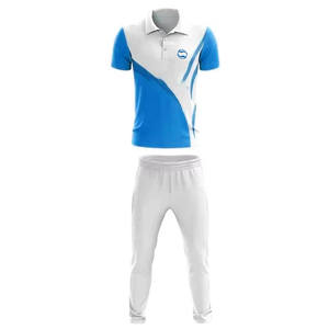 Último Nuevo Diseño Cricket Jersey Patrón Personalizado Patrón Diseño Cricket Uniformes Kits en Sublimación Chándal - Product Image 2