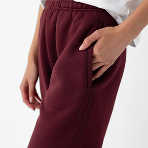 Pantalones de chándal informales personalizados para mujer, Pantalones rectos de algodón para mujer, pantalones de pierna ancha de longitud completa, pantalones de chándal cómodos - Product Image 5