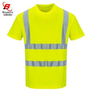 Camisa DE TRABAJO negra de alta visibilidad Birdseyes Tela Diseño personalizable Seguridad reflectante A prueba de agua Hecho Poliéster Algodón Hi-Vis - Product Image 1