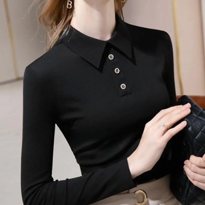 Chemise unie respirante de qualité supérieure pour femmes 100% polos en coton bio pour femmes polos au design élégant et tendance - Product Image 1