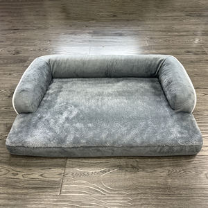 Populair Groot Wasbaar Huisdier Plat Bed Custom Kauwbestendig Duurzaam Medium Grote Hondenbed Slaapbank Met Sponsvulling - Product Image 2
