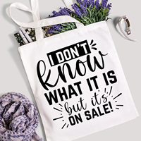 Bolsa de lona con 24 citas divertidas, paquete de algodón orgánico reciclable-refranes, bolsa de mano
