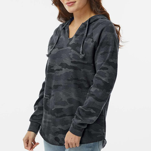 Sweat-shirt décontracté pour femme, coupe ample, en polaire douce, avec options de logo personnalisé pour les marques de vêtements - Product Image 5