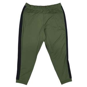 Pantaloni da Jogging in Maglia Verde XL per Uomo, Alla Moda e Antirughe, con Decorazione a Strisce Laterali, Tinti e Lavati Scuro, Motivo Unico - Product Image 2