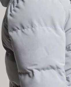 Chaqueta de Invierno Acolchada para Hombre con Logotipo Personalizado, Servicio OEM de Alta Calidad, Estilo Casual de Lona, Cuello Alto, Diseño Moderno - Product Image 6