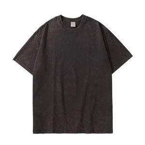 เสื้อยืดผู้ชายโอเวอร์ไซซ์แนววินเทจแบบสั่งทำเสื้อยืดผ้าฝ้าย100% 280gsm ไซส์ - Product Image 3