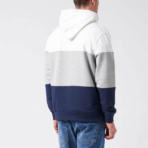 Sudadera con capucha deportiva de invierno a la moda atlética personalizada para hombre, Jersey de algodón, sudadera gruesa de lana de Color sólido, técnica teñida lisa - Product Image 6