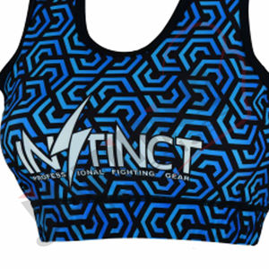 Soutien-gorge de sport bleu doux pour femme, léger et respirant, réversible, design simple, vente en gros - Product Image 2