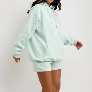 Conjunto Deportivo Personalizado para Mujer, Sudadera y Pantalones Cortos, Conjunto de Dos Piezas, Conjunto Corto Informal Ligero para Mujer al por Mayor 2026 - Product Image 6