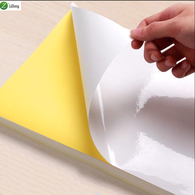 Lizheng Self Adhesive Waterproof PP Film Roll Labels for KT Board & Display Board-Matte Finish