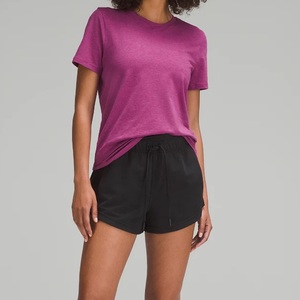 Camisetas de manga corta con cuello redondo para exteriores para mujer de calidad superior Ropa de punto de diseño personalizado OEM para mujer de BD - Product Image 1