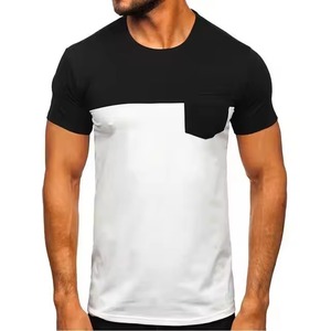 Camiseta lisa de algodón pesado de 280gsm de gran tamaño para hombre, camiseta informal de diseño personalizado con estampado corto de alta calidad de talla grande para hombre - Product Image 1