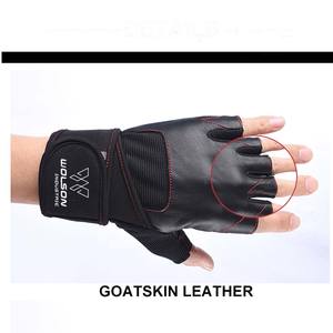 Mens <b>Weight</b> <b>Lifting</b> Gloves Leather <b>Grip</b> Gym Workout Cross Fit Bodybuilding Fitness Gloves For Unisex High Quality Products . - Product Image 3
