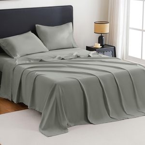 Khách sạn sang trọng bộ đồ giường đặt thoáng khí Ga Trải Giường thiết lập Rayon có nguồn gốc từ tre Sheets mát bộ đồ giường - Product Image 1