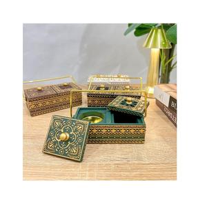 Exclusive Quality Wooden Mubkhar Bakhoor <b>Burner</b> With Oud Box And Tray Wedding Event <b>Fragrance</b> Mabkhars - Product Image 5