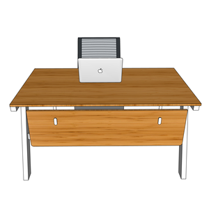 Wooden <b>Computer</b> <b>Desk</b> with Drawer 140x80cm YBamboo PC <b>Desk</b> for Hotel & Home Office - Product Image 3