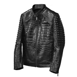 Winter Men's Unique for Embossed Leather <b>Canvas</b> <b>Jacket</b> with Stand Collar Fashion Craftsmanship & Comfort for Casual 2026 - Product Image 3