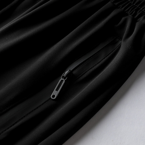 กางเกงวิ่งของผู้ชายแฟชั่นอินเทรนด์เอวยางยืดคุณภาพสูงผ้าลูกฟูกลำลองปรับแต่งขนาดและสีได้ - Product Image 4