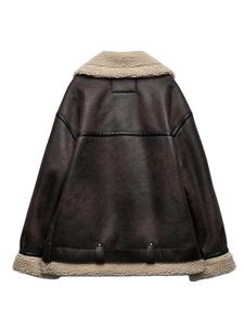 IGH-Chaqueta de piel de oveja reajustable, último diseño, 2023 D - Product Image 2