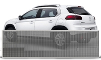 Affichage LED intérieur MDS pour la vitre arrière de la voiture avec 1 an de garantie